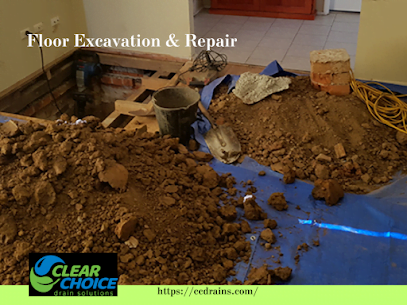 floor excavation and repair of a house